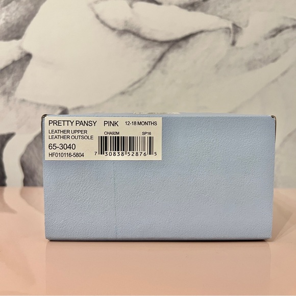 NIB Robeez Mini Shoes Infant Girl's Pretty Pansy Soft Sole Shoes 12-18 months - Picture 10 of 10